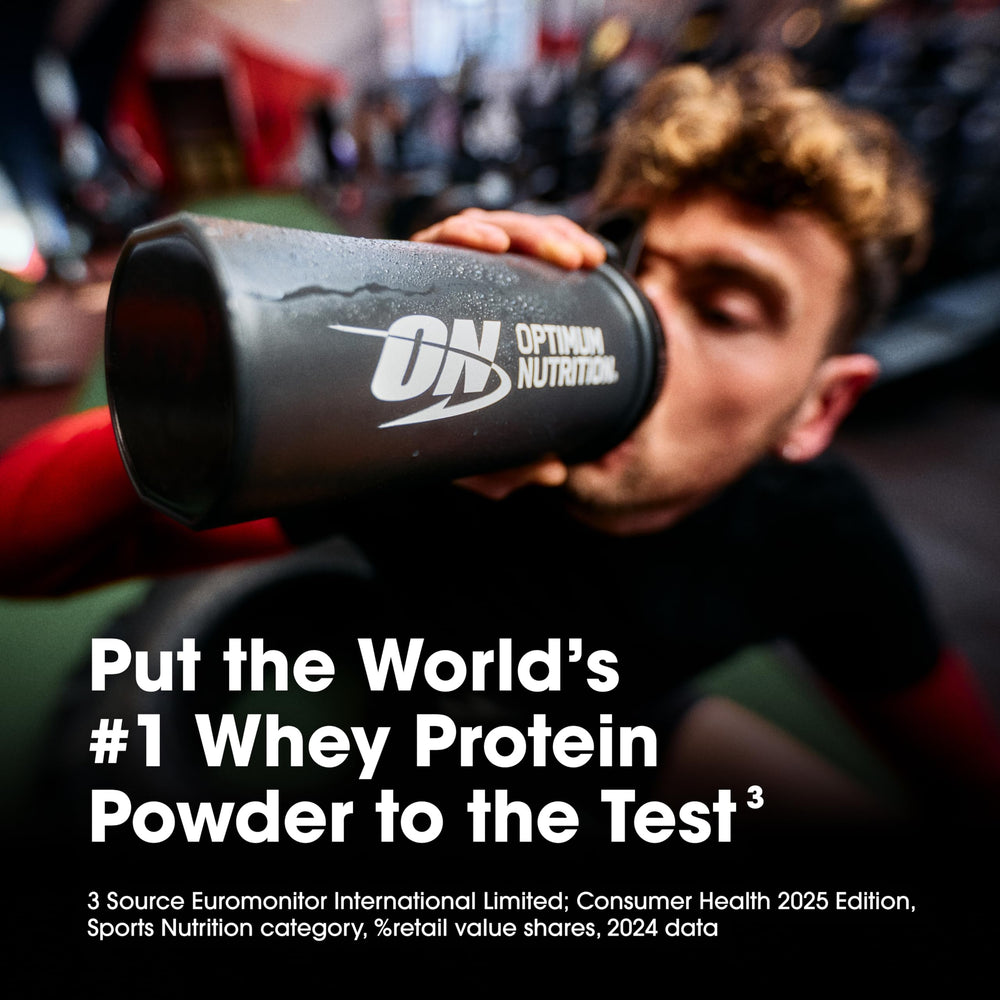 Optimum Nutrition nutrition label close-up showing protein facts for informed choices