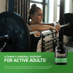 Optimum Nutrition tablets beside a coin for scale demonstrating compact, travel-ready size