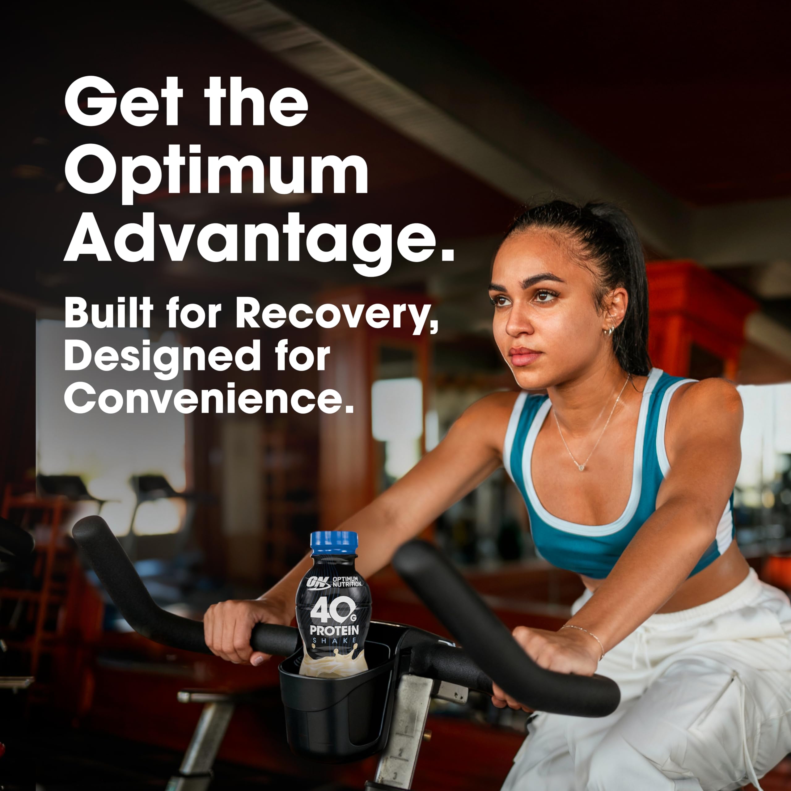 Optimum Nutrition vanilla creamy texture close-up highlighting smooth mouthfeel benefit