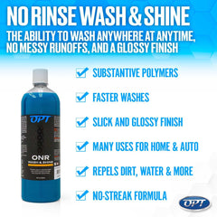 Optimum ONR V6 lather on microfiber towel demonstrating slick, scratch-safe cleaning