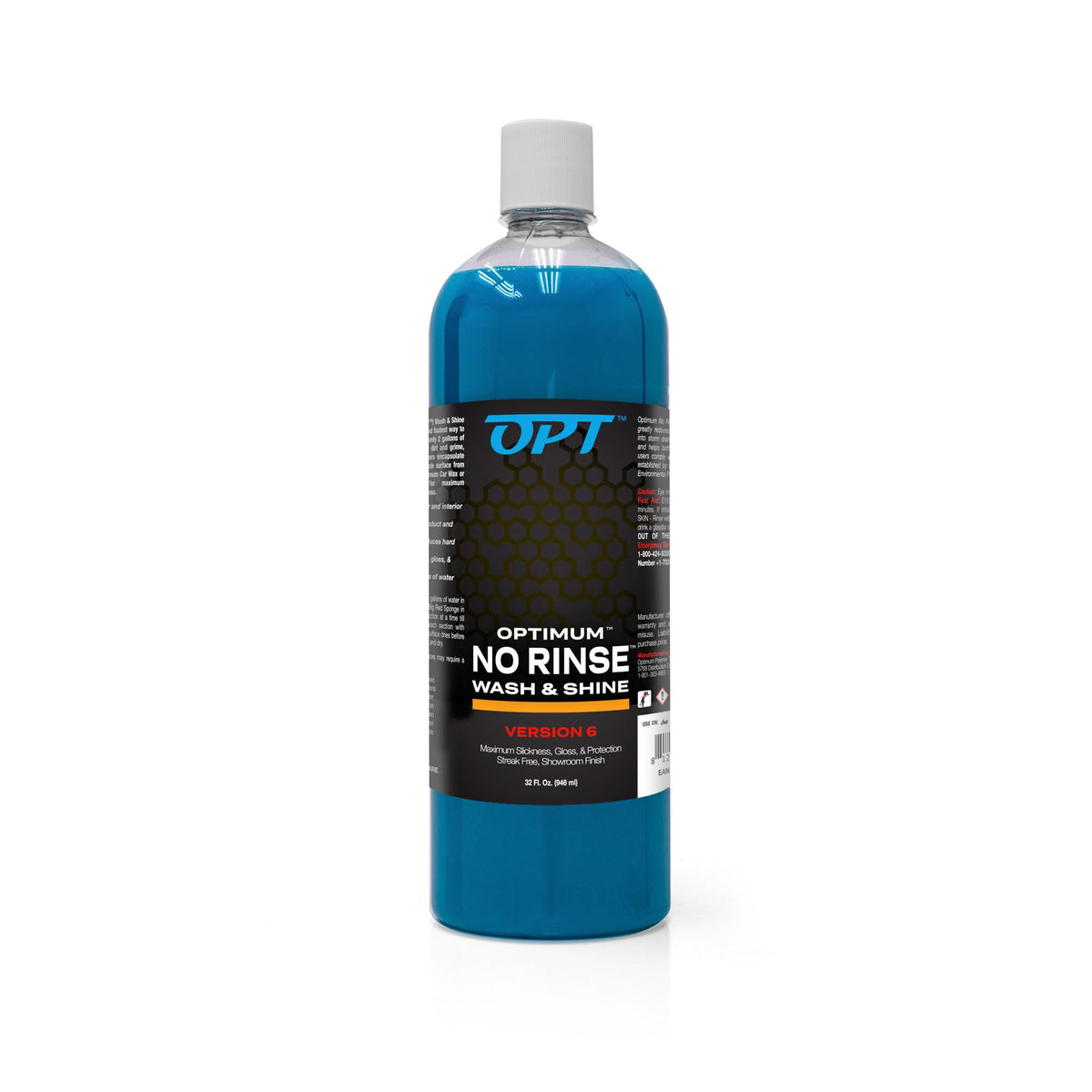 Optimum ONR V6 front bottle showing packaging and concentrate benefit