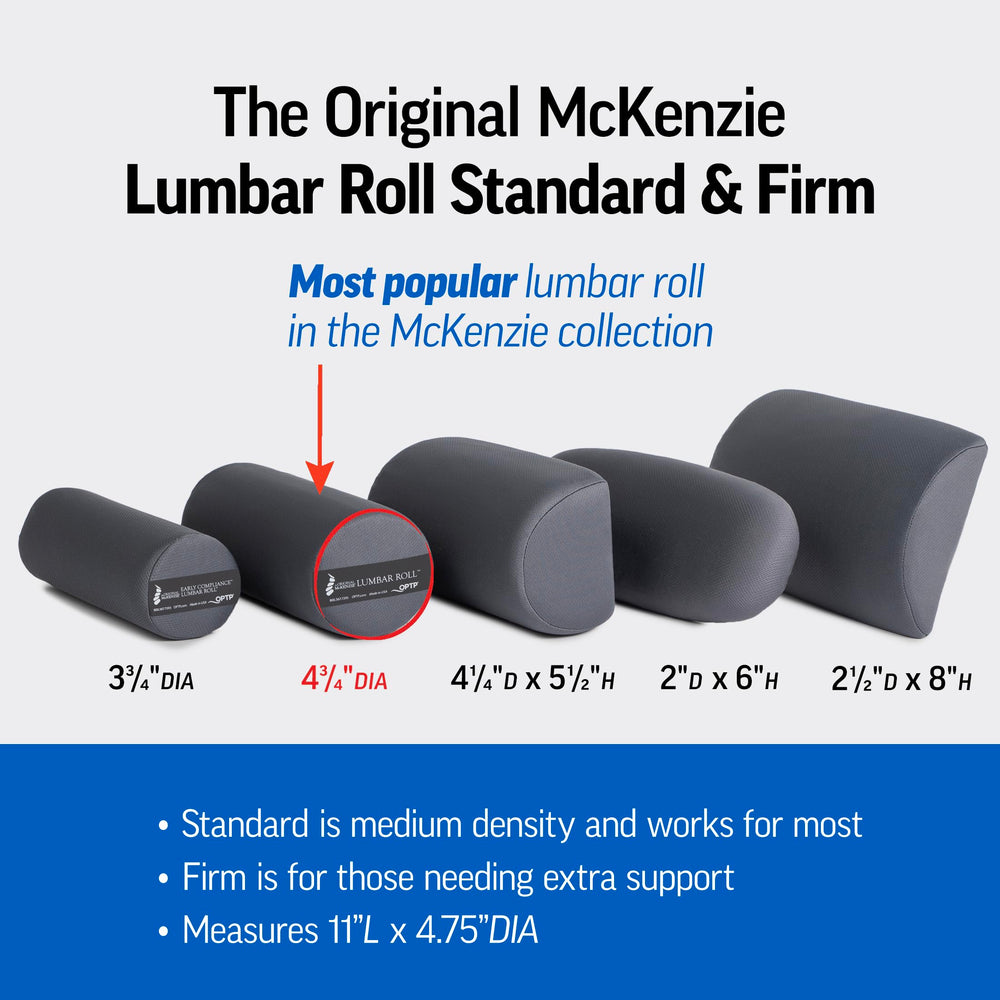 OPTP lumbar roll in car seat improving seated alignment on drives