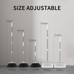 OPTTIDI adjustable long handle extended to show height options and ergonomic benefit