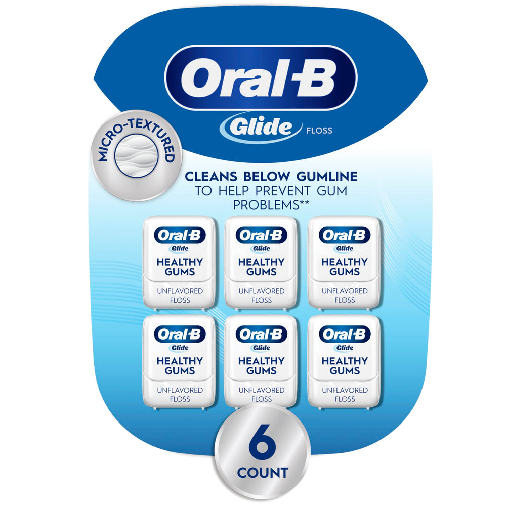 Oral-B front packaging showing pack of six and product benefit