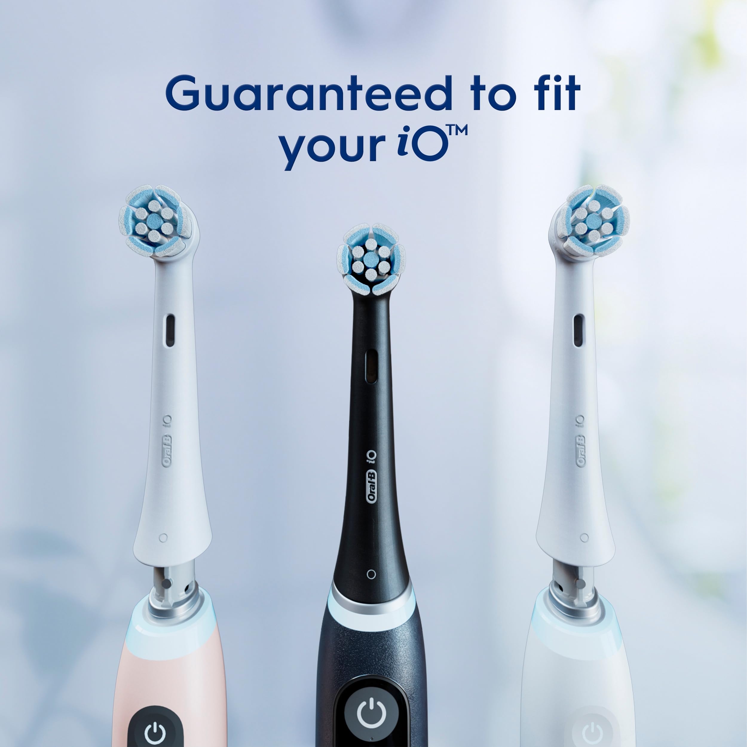 Oral-B two-count pack laid out to show quantity and convenient replacement benefit