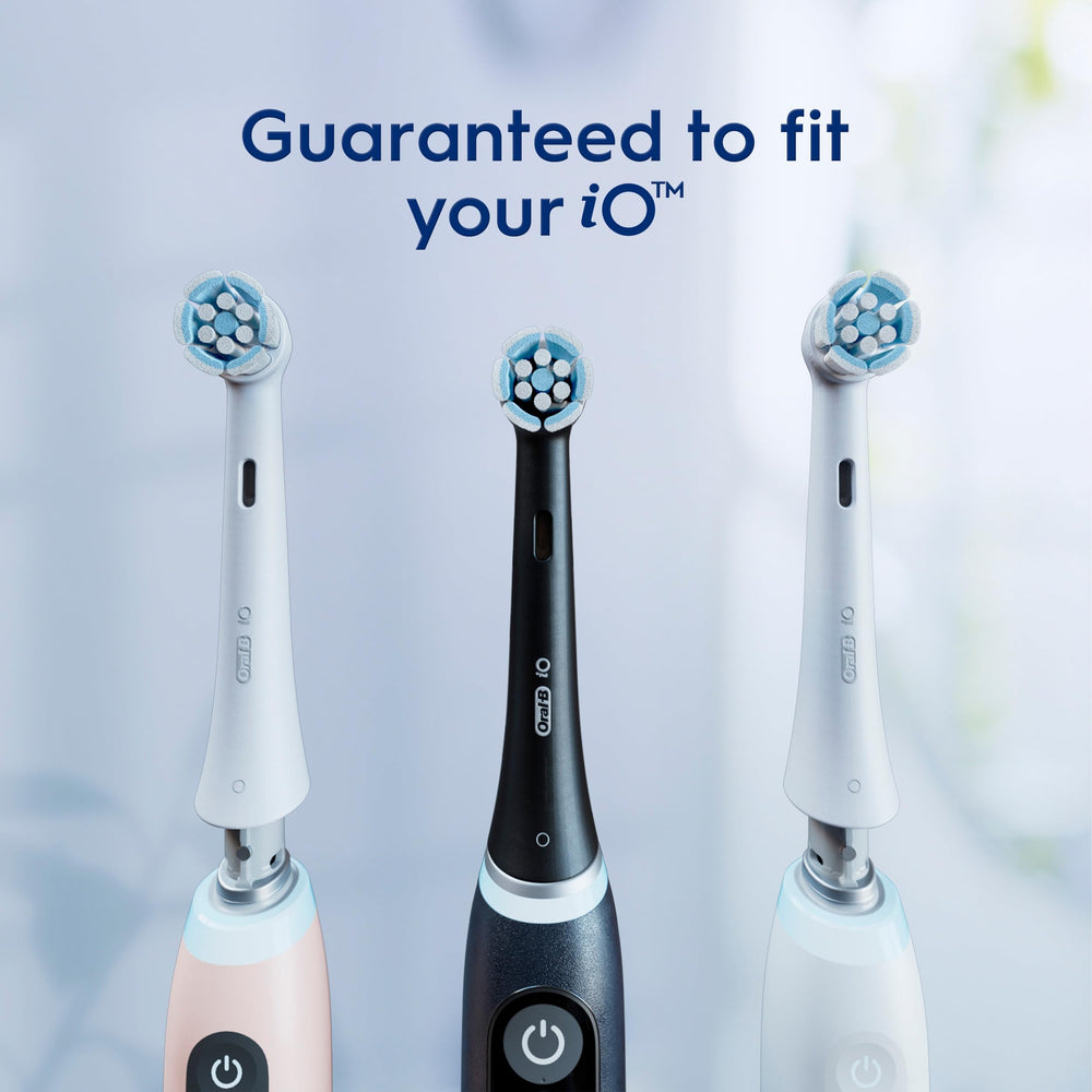 Oral-B two-count pack laid out to show quantity and convenient replacement benefit