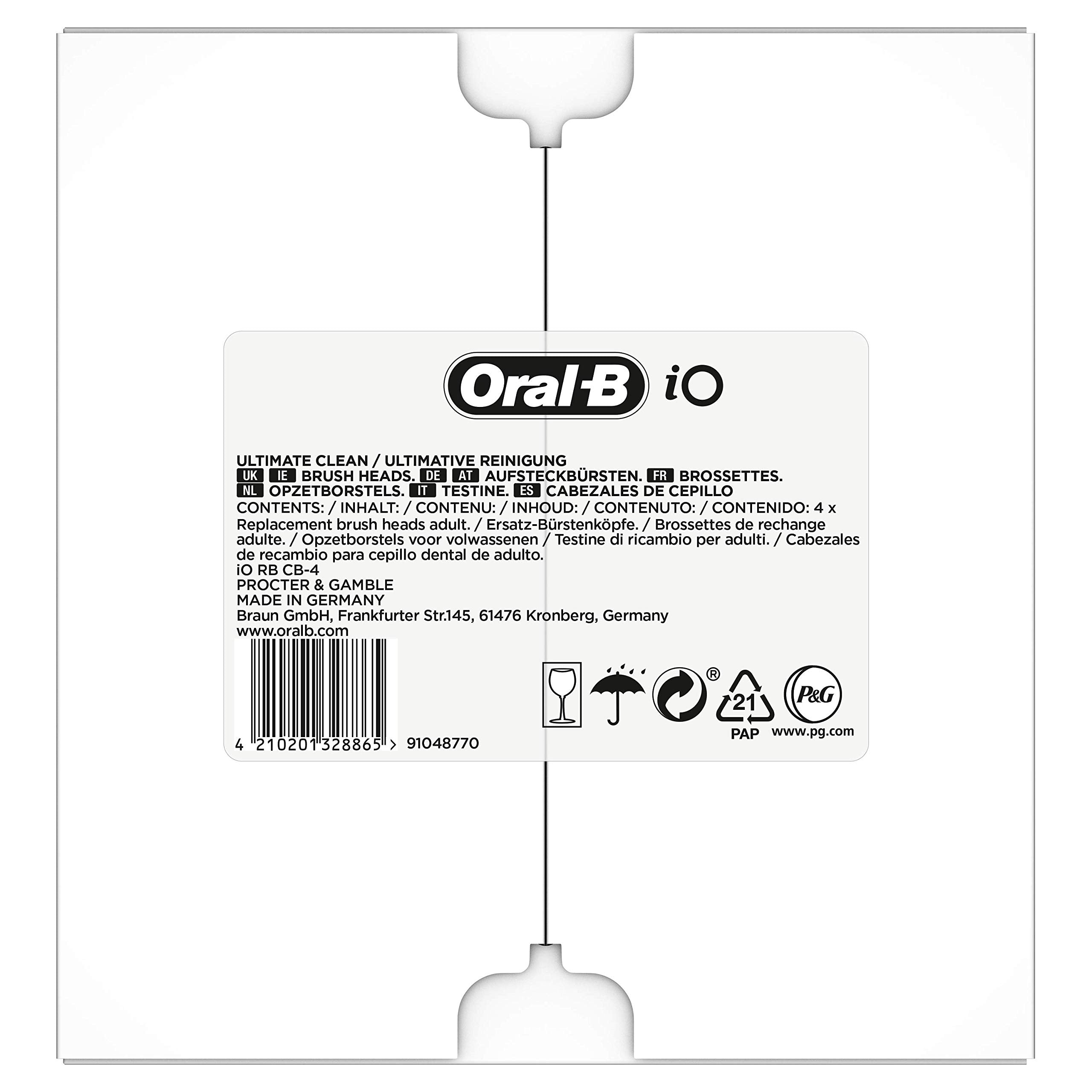 Oral-B black brush head focus illustrating color-coded design for multi-user identification