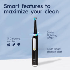 Oral-B iO3 handle grip detail highlighting comfortable control