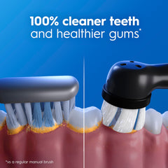 Oral-B two replacement brush heads displayed for continuous optimal cleaning