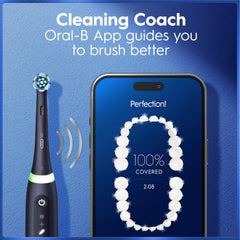 Oral-B iO5 pressure sensor indicator lit to protect gums from overpressure