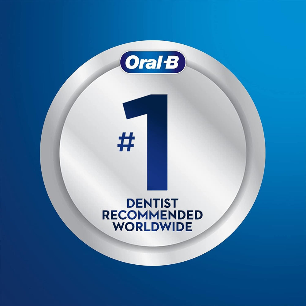 Oral-B blue indicator bristles fading to white as a clear replacement reminder