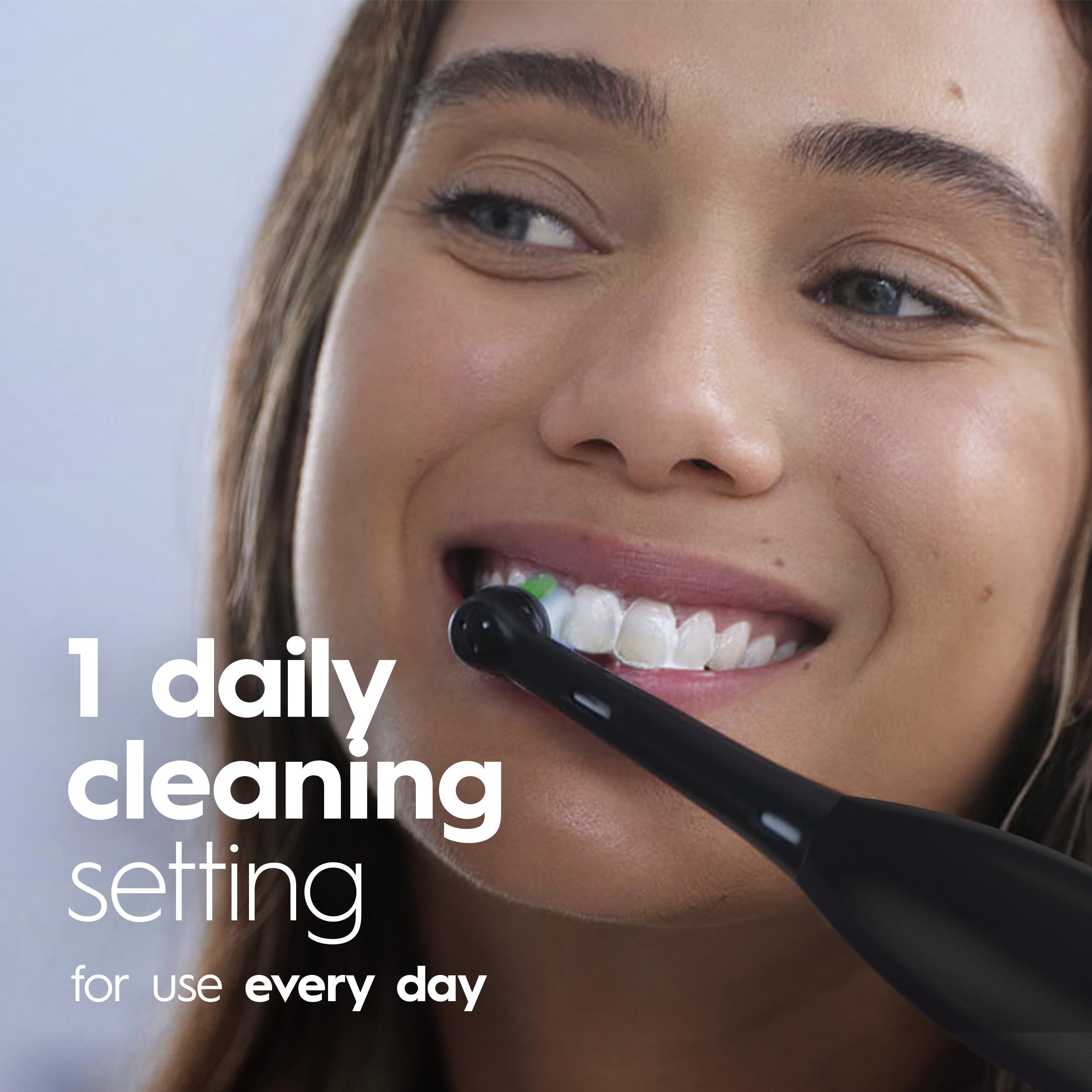 Oral-B toothbrush with two AA batteries included for reliable power