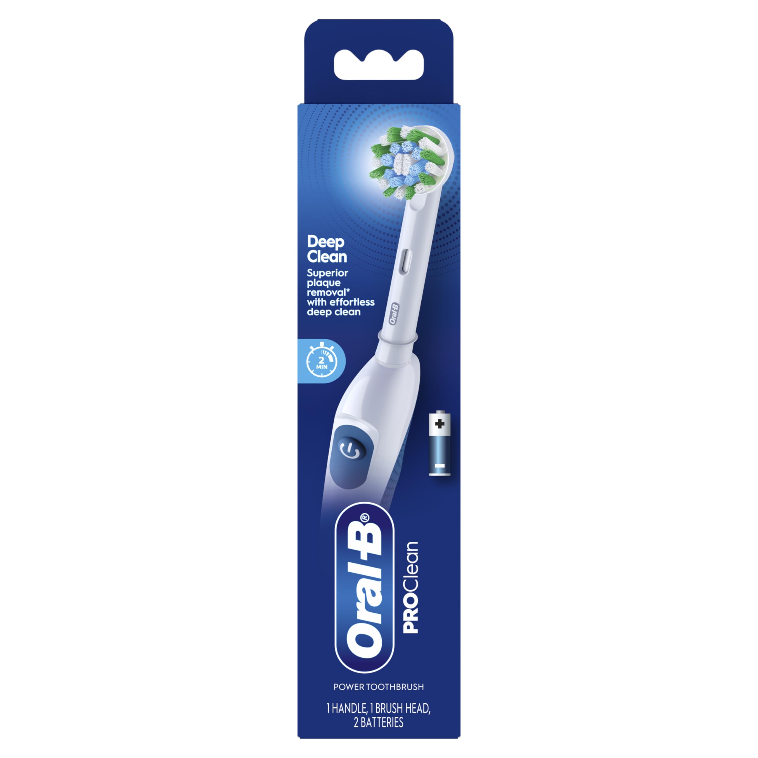 Oral-B Pro 100 tucked inside travel bag showing charger-free portability