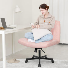 Orange Factory side profile highlighting wide seat and supportive backrest benefit
