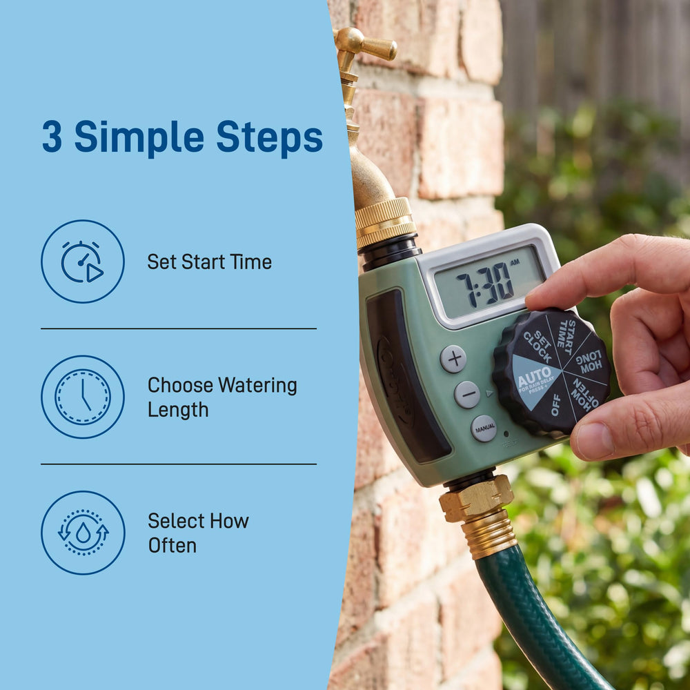Orbit display showing rain delay mode to prevent unnecessary watering