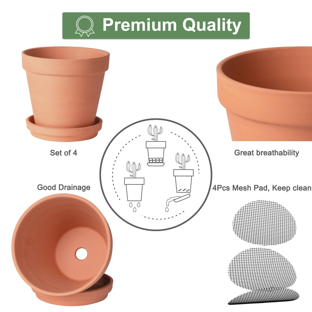Orceler saucer and pot detail illustrating tidy water collection benefit
