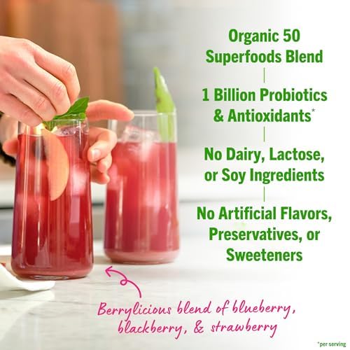 Orgain label close-up showing certified organic ingredients and no artificial additives