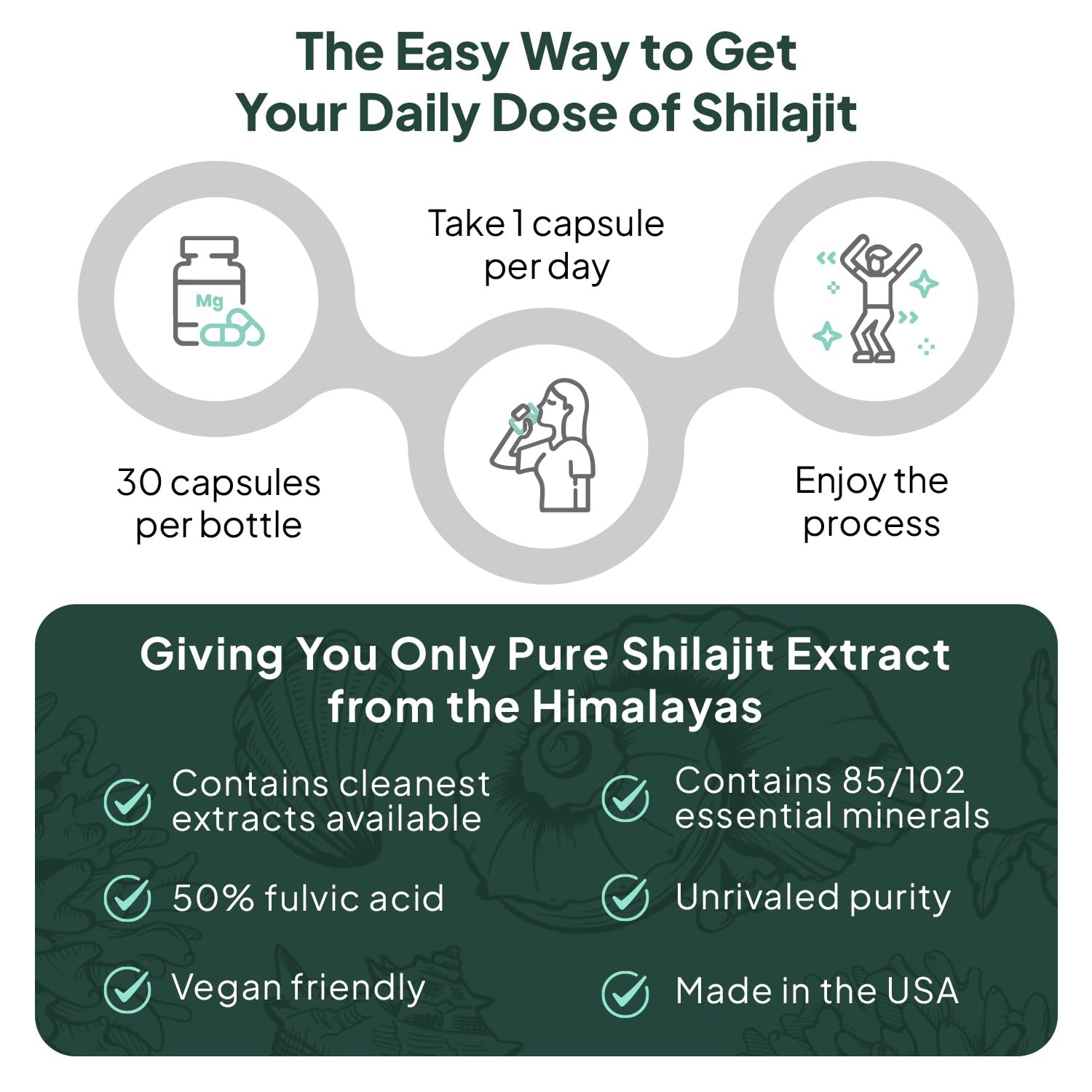 Organics Ocean bottle on a kitchen table suggesting daily ritual and easy capsule use