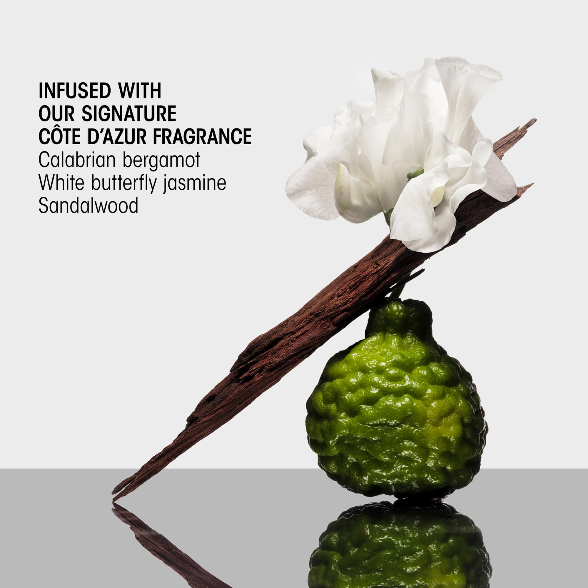 Oribe Gold Lust ingredients label highlighting plant collagen and strengthening benefit
