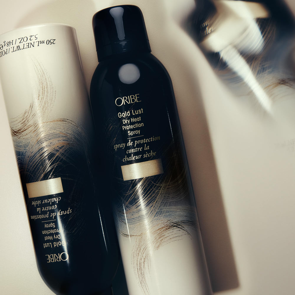Oribe Gold Lust 5.2oz bottle displayed to show size and shelf-ready benefit