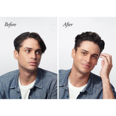 ORIBE styling in use on short layered hair showing defined texture and flexible hold