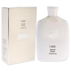 Oribe Silverati label close-up highlighting ingredients and clean formulation