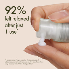 Origins Peace of Mind spray nozzle close-up demonstrating easy on-the-spot application