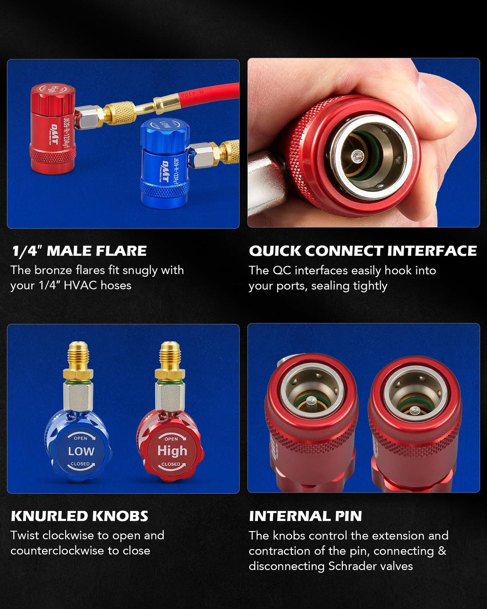 Orion Motor Tech detailed knurled ring grip for fast, positive manual operation
