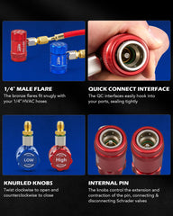 Orion Motor Tech detailed knurled ring grip for fast, positive manual operation