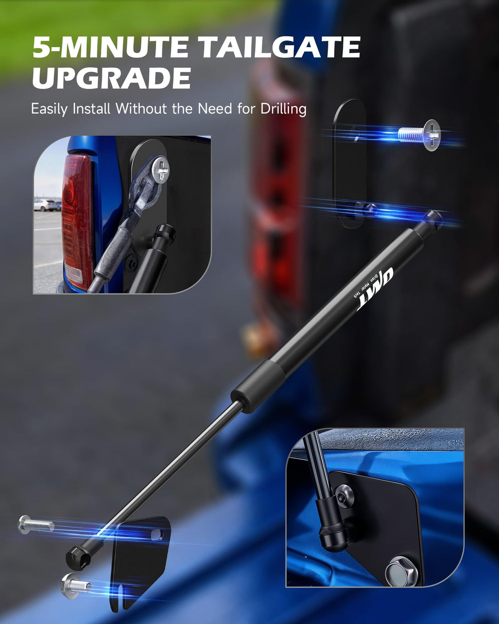Orion Motor Tech included mounting hardware arranged for quick tool-free alignment benefit