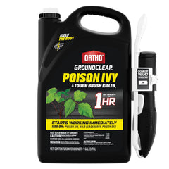 Ortho GroundClear front label showing product name and fast-acting benefit