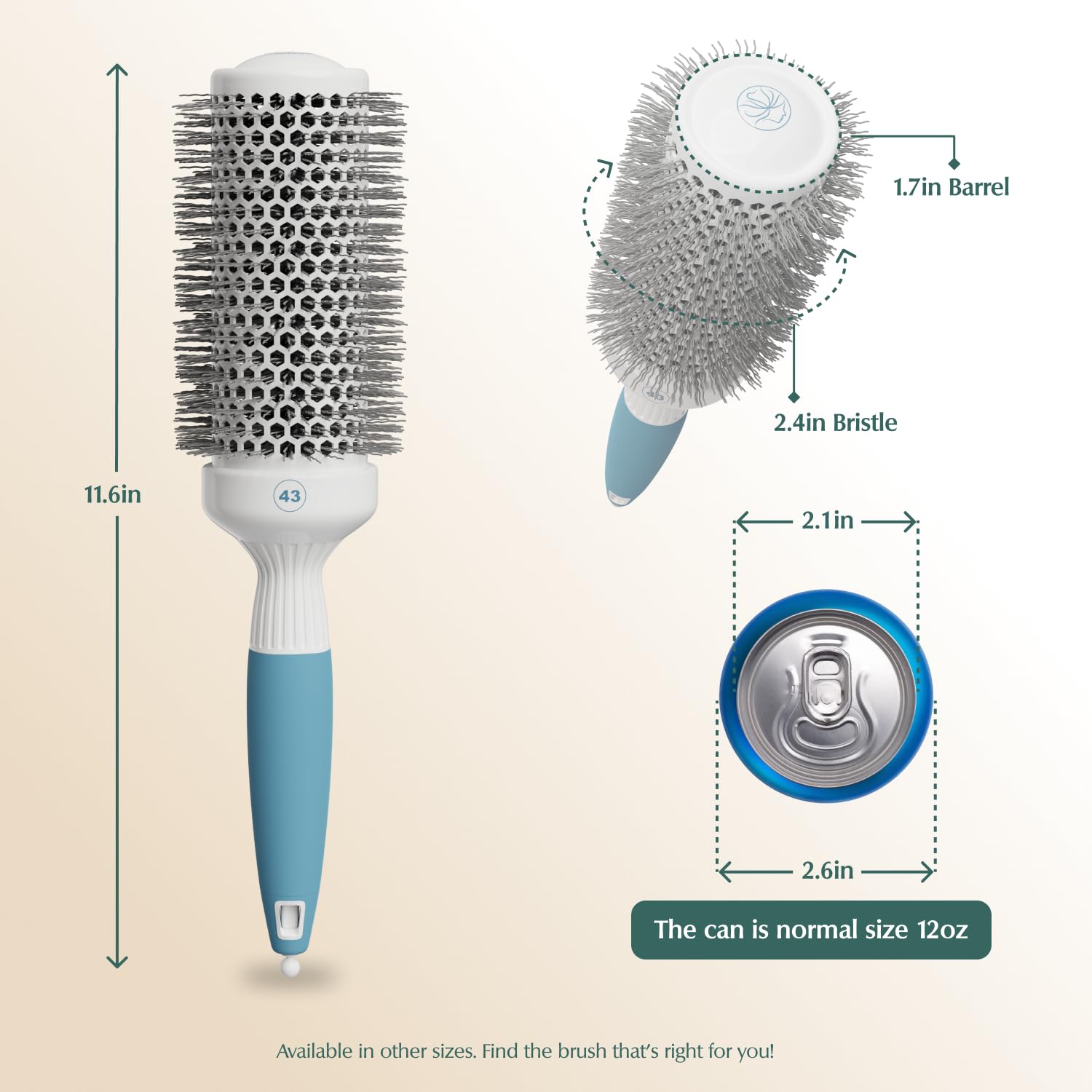 Osensia ceramic barrel closeup with vents for faster drying and even heat distribution