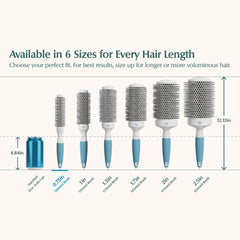Osensia bristles detail with ionic mineral infusion to reduce frizz and static during styling