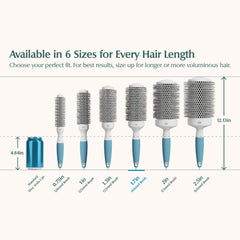 Osensia bristles detail showing polished ionic tips that reduce frizz and protect hair
