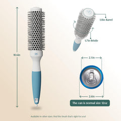 Osensia ceramic barrel close-up displaying heat-conducting surface for faster drying