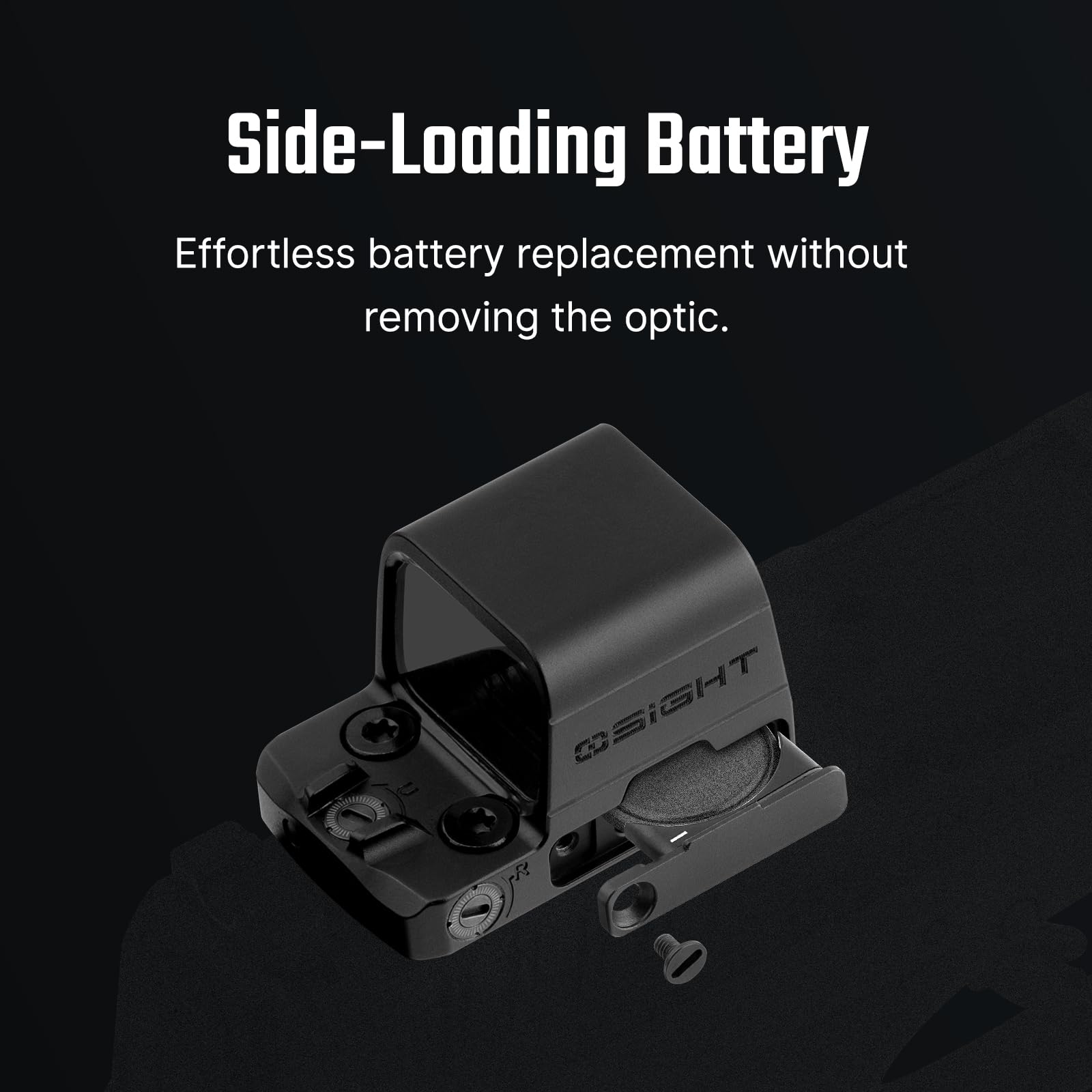 Osight SE angled mount profile highlighting RMSc footprint mounting advantage