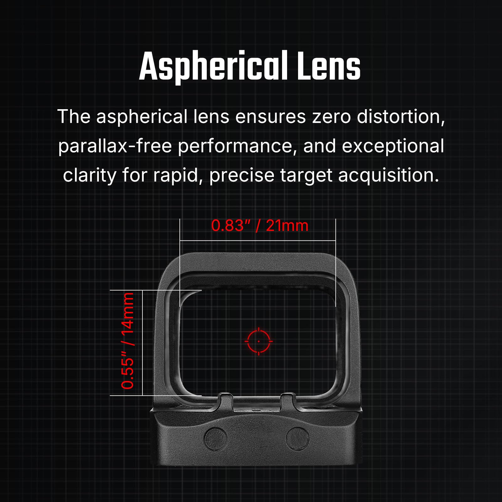 Osight SE mounted on slide showing compatibility and secure fit