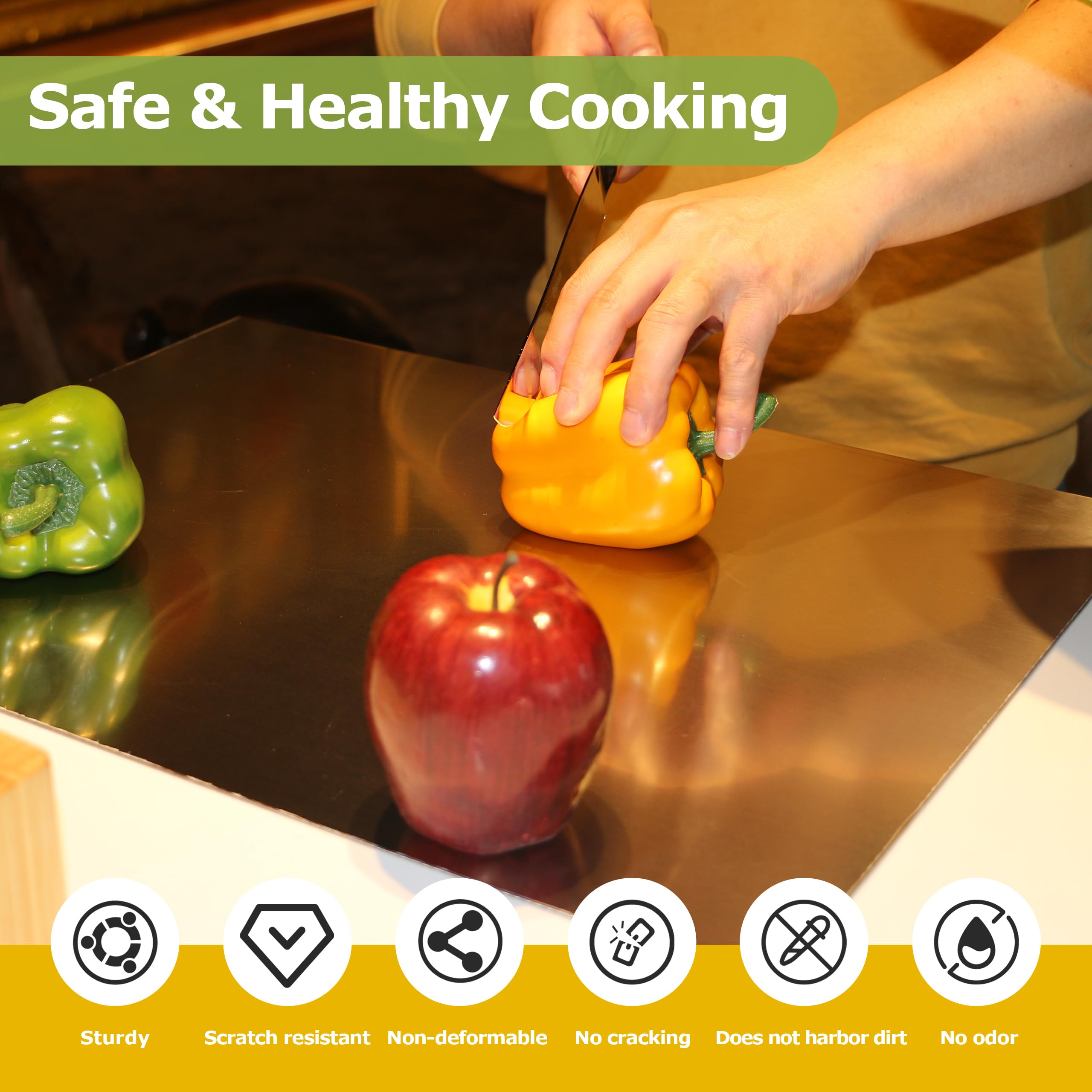 OTAVILEM lip detail close-up showing 90-degree edge for counter stability and safer chopping