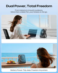 Otlonpe foldable angled stand demonstrating portability and adjustable tilt for targeted airflow