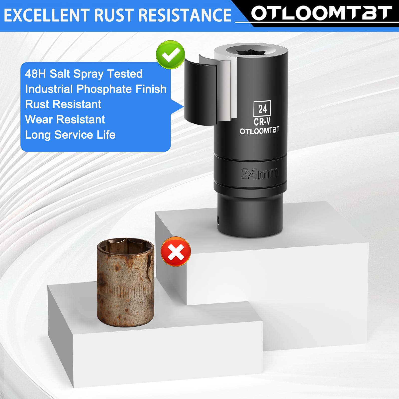 OTLOOMTBT adapters and extension bars displayed adding versatility to drive tools