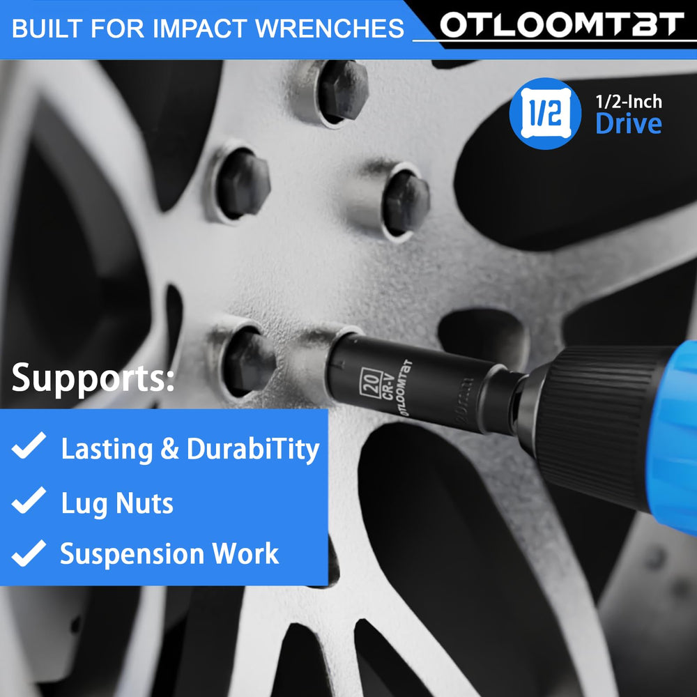 OTLOOMTBT laser-etched size marking close-up assuring fast socket recognition