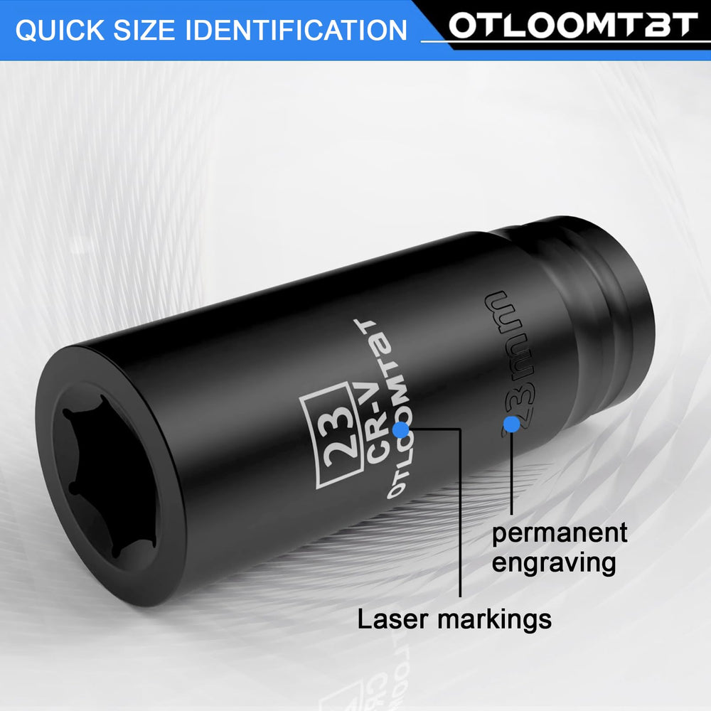 OTLOOMTBT 6-point socket profile close-up preventing fastener rounding and improving grip