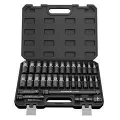 OTLOOMTBT open carrying case showing full 32-piece impact socket kit for organized storage