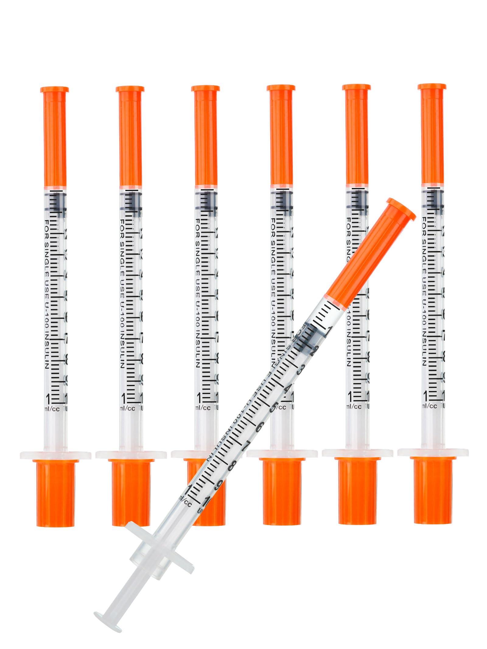 otwooi front packaging showing 100-pack and sealed syringes, convenient storage