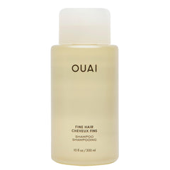 OUAI bottle front view showing label and 10 fl oz size for clear product recognition