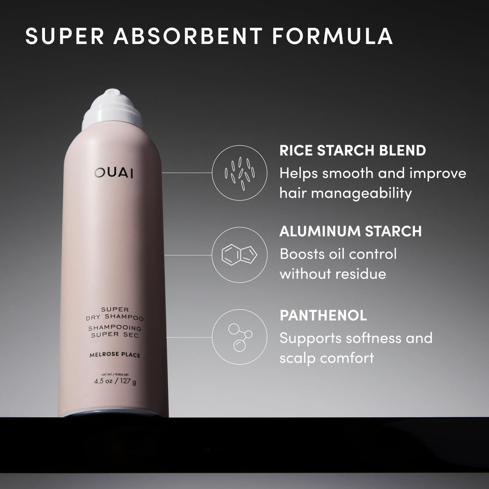 OUAI close-up of texture showing lightweight powder that blends discreetly