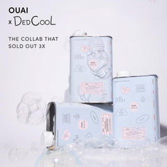 Close-up of OUAI Melrose Place label emphasizing fragrance and ingredient clarity