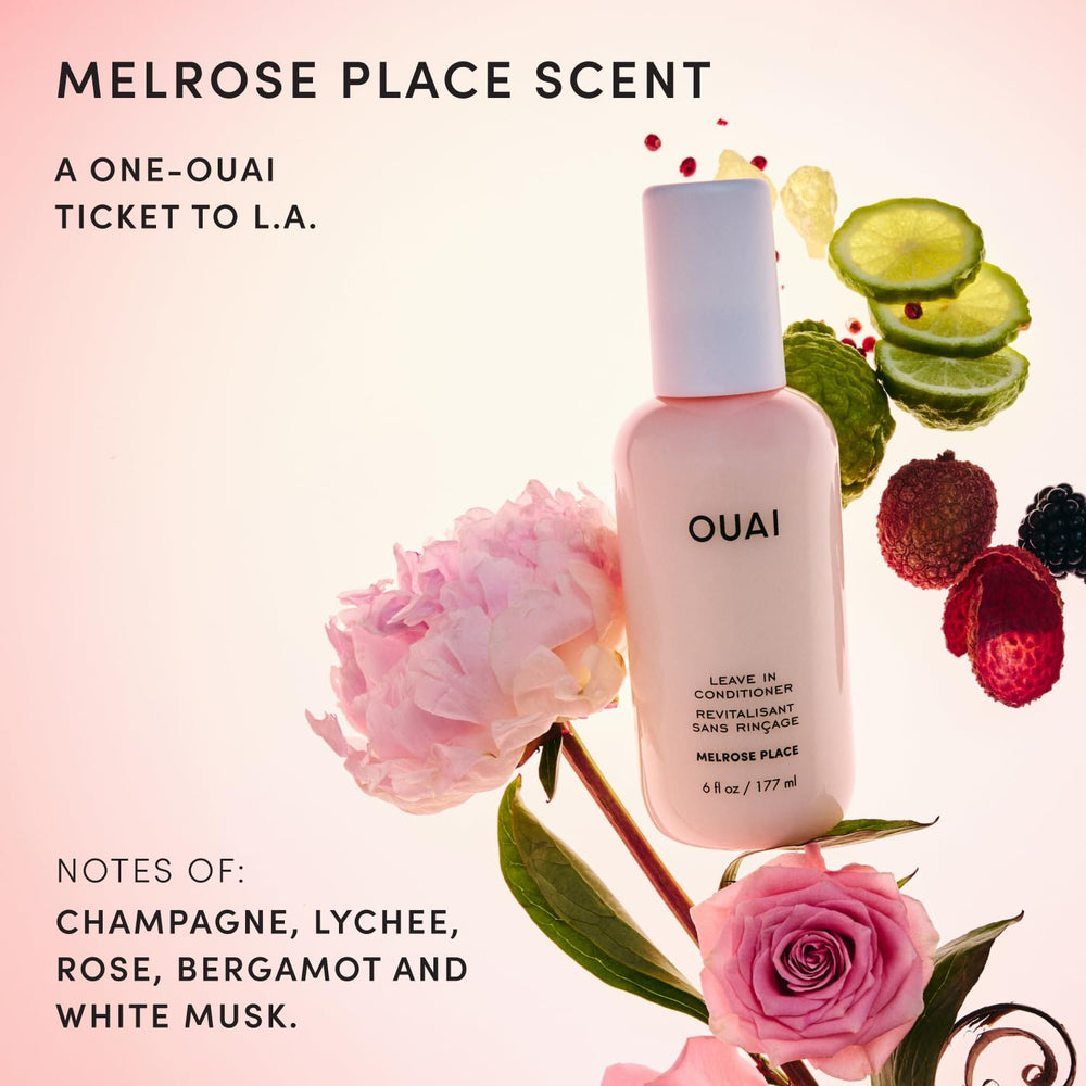 OUAI on a bathroom vanity conveying everyday scented routine