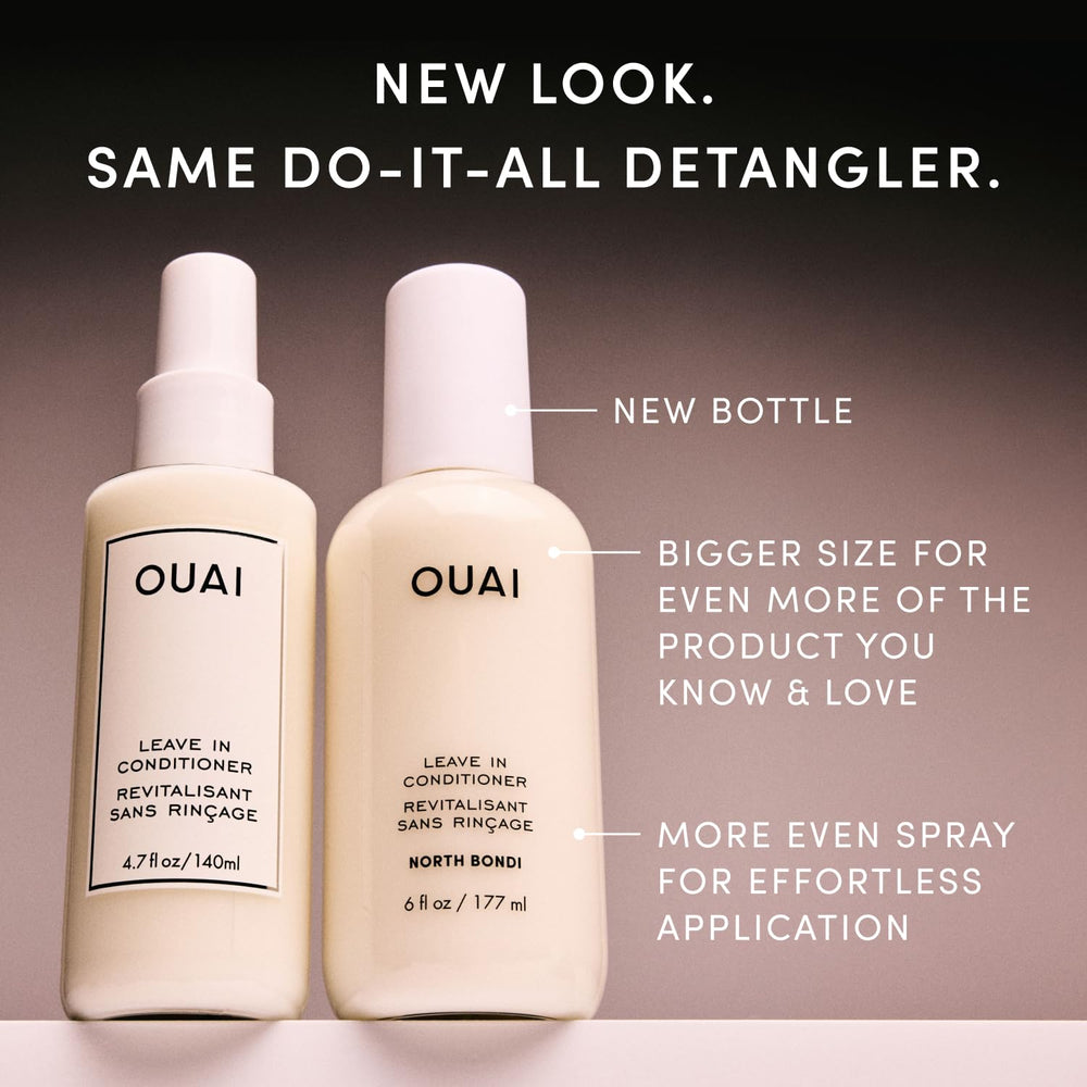 OUAI mist spray close-up demonstrating even lightweight application