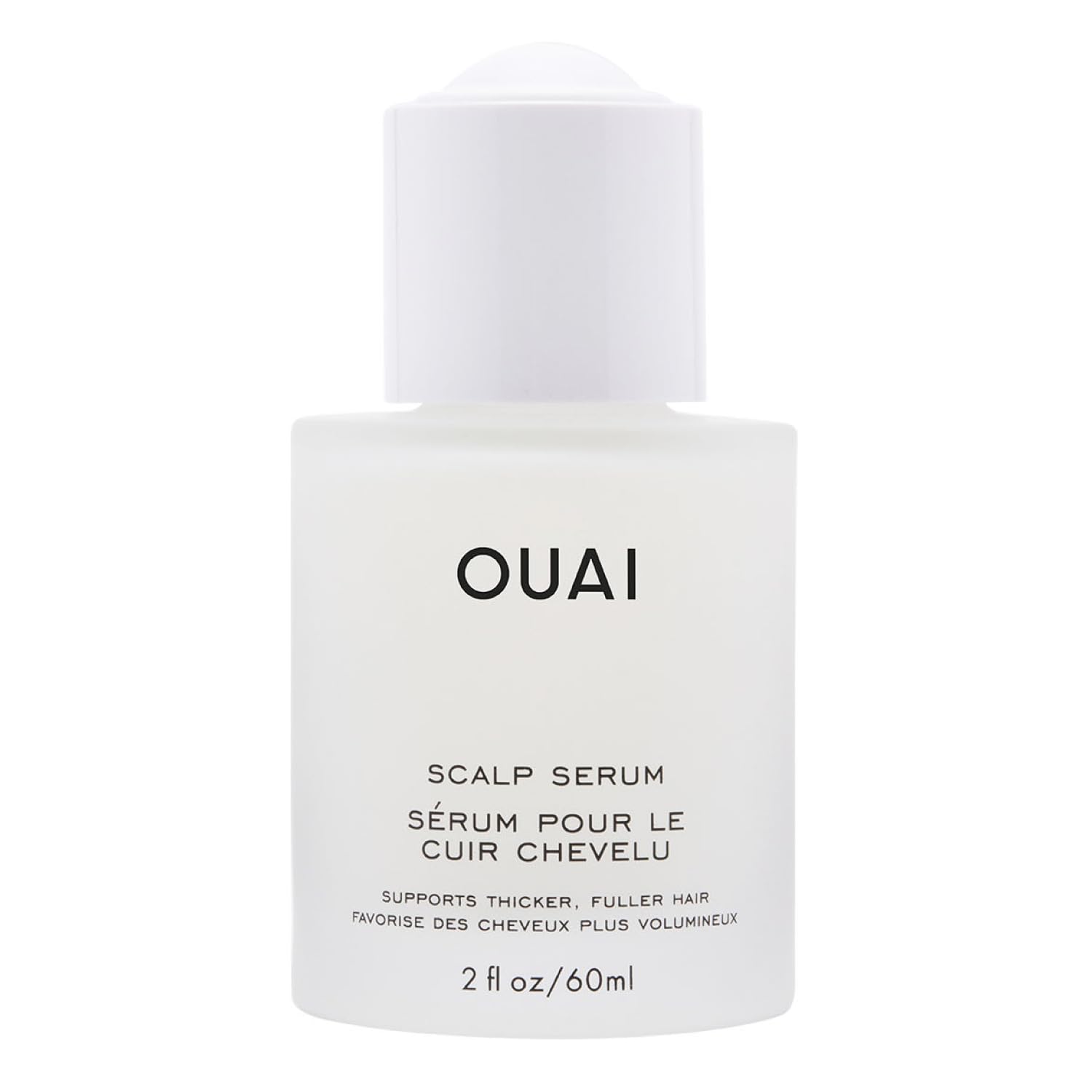 OUAI front packaging showing the 2 fl oz bottle and brand clarity benefit